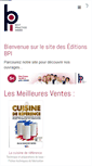 Mobile Screenshot of editions-bpi.fr