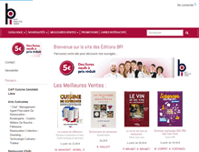 Tablet Screenshot of editions-bpi.fr